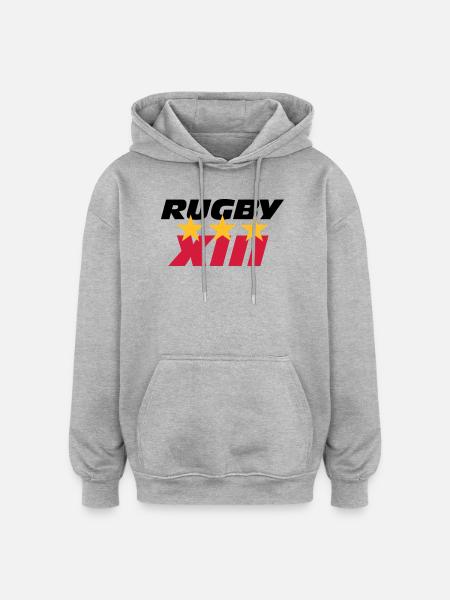 Rugby XIII - Oversized Unisex Hoodie - heather grey