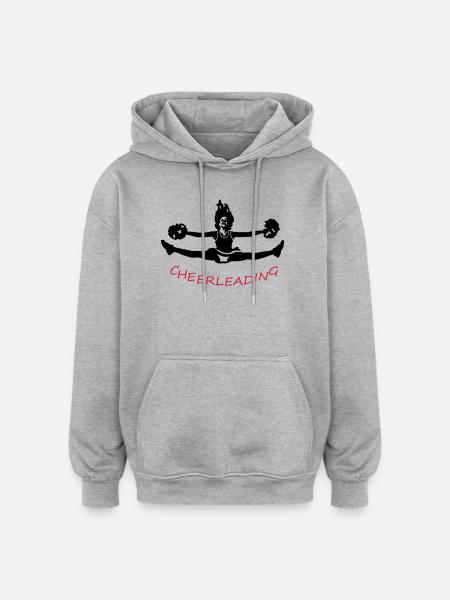 cheerleading - Oversized Unisex Hoodie - heather grey