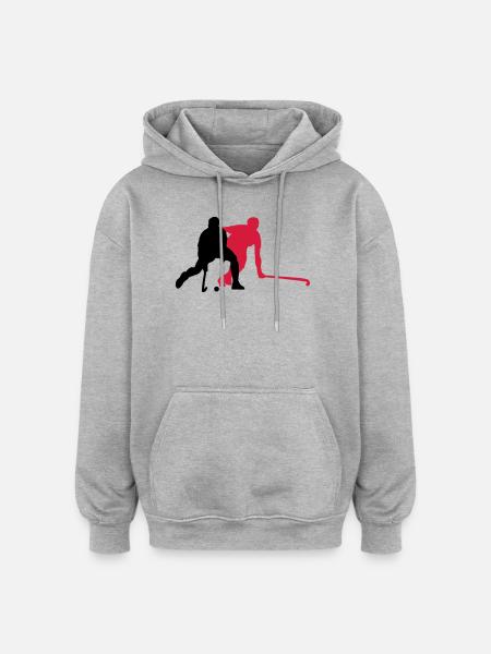 field hockey - Oversized Unisex Hoodie - heather grey