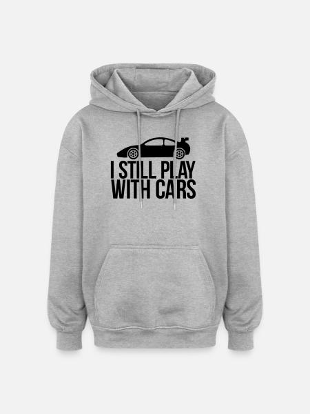 auto - Oversized Unisex Hoodie - Grau meliert