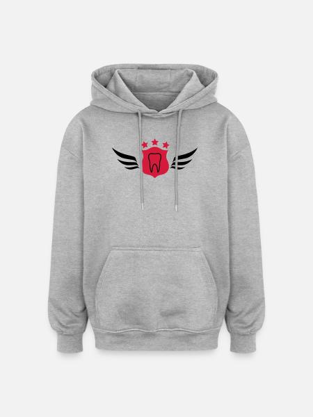 Dentist / Zahnarzt / Dentiste - Oversized Unisex Hoodie - heather grey