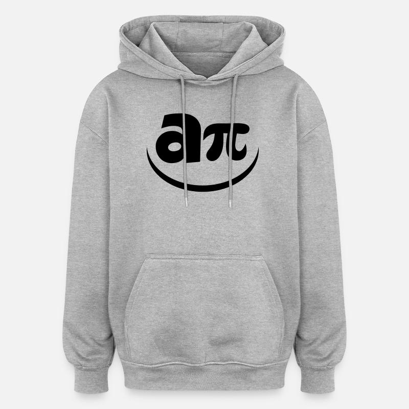 La formule du bonheur - Sweat à capuche oversize unisexe - gris chiné