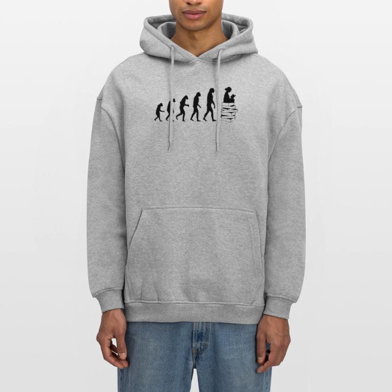 Read Evolution Oversized Unisex Hoodie