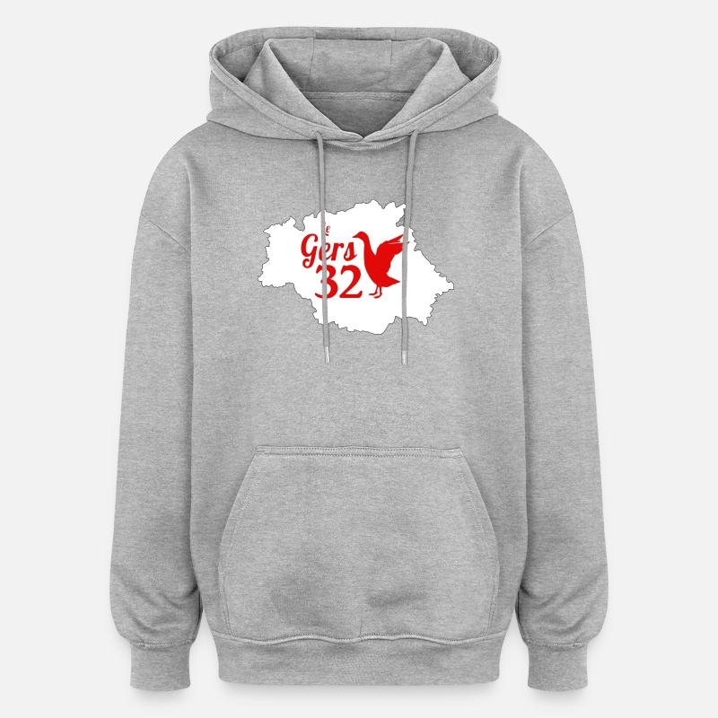 Die Keime - Oversized Unisex Hoodie - Grau meliert