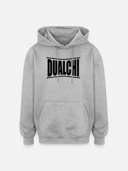 t-shirt Dualchi t-shirt Sardinia gift idea - Oversized Unisex Hoodie - heather grey