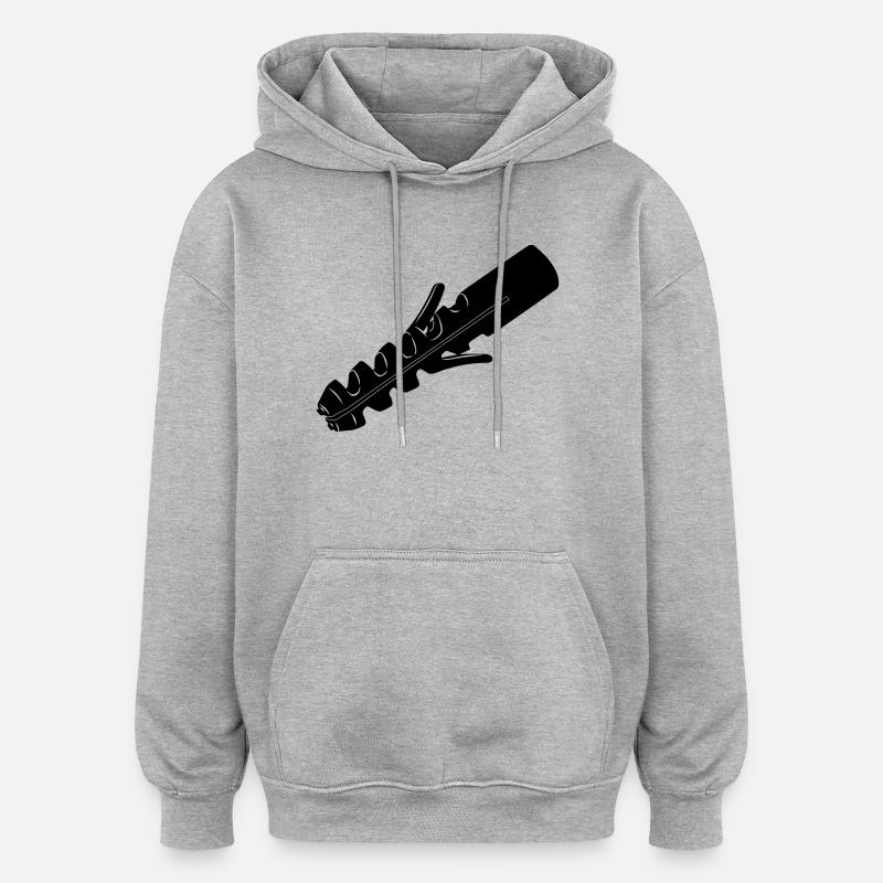 Plug wall plug for screw - Oversized Unisex Hoodie - heather grey