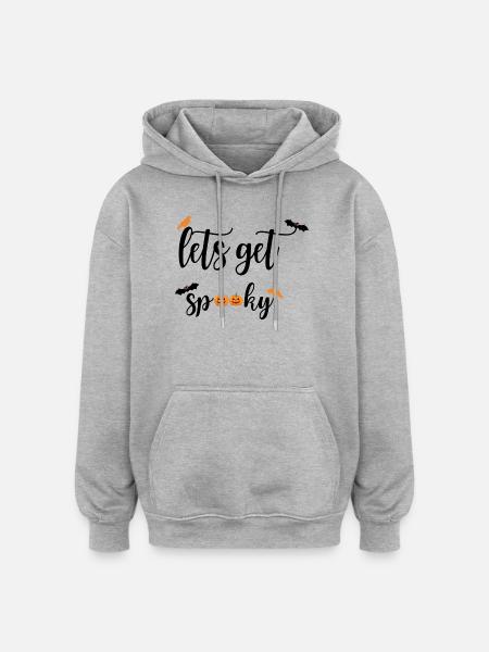 Helloween - Oversized Unisex Hoodie - Grau meliert