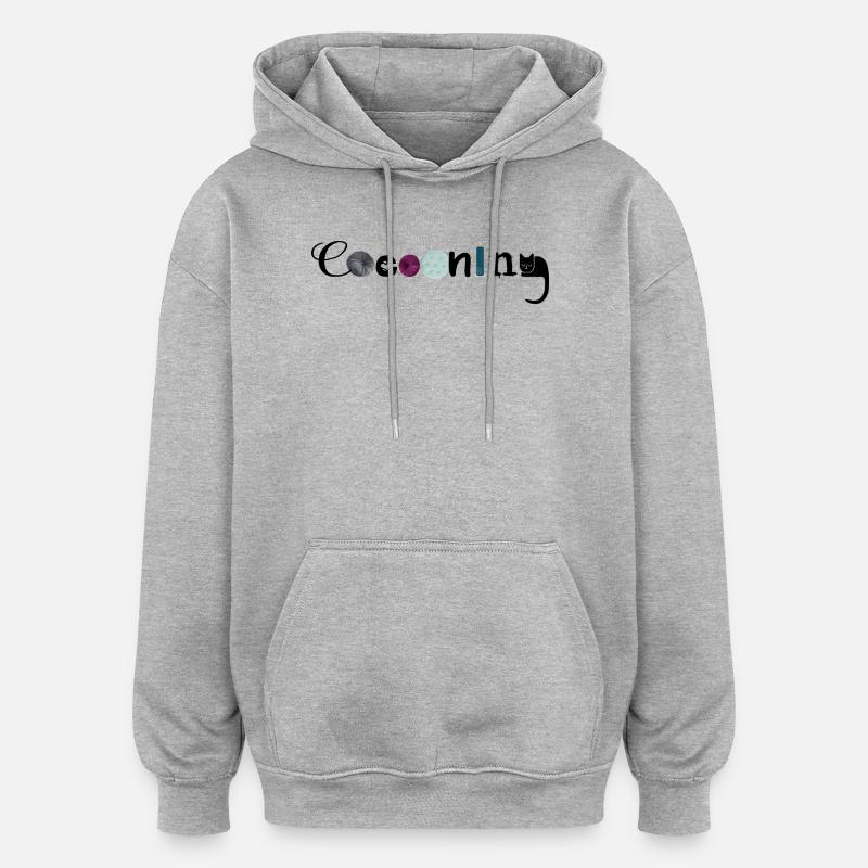 Pampering - Oversized Unisex Hoodie - heather grey