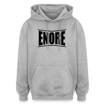 t-shirt Enore t-shirt gift idea - Oversized Unisex Hoodie - heather grey - Front - Noah (186cm)