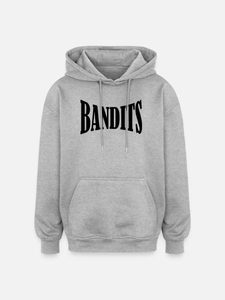 Bandit Bandits Shirt - Oversized Unisex Hoodie - heather grey