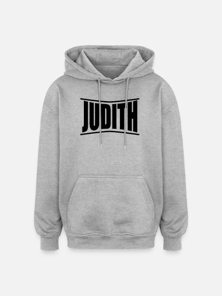 t-shirt Judith t-shirt gift idea - Oversized Unisex Hoodie - heather grey