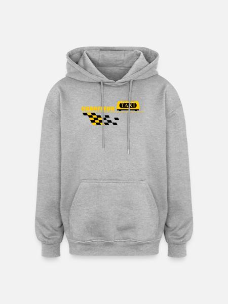 Taxi driver - Oversized Unisex Hoodie - heather grey
