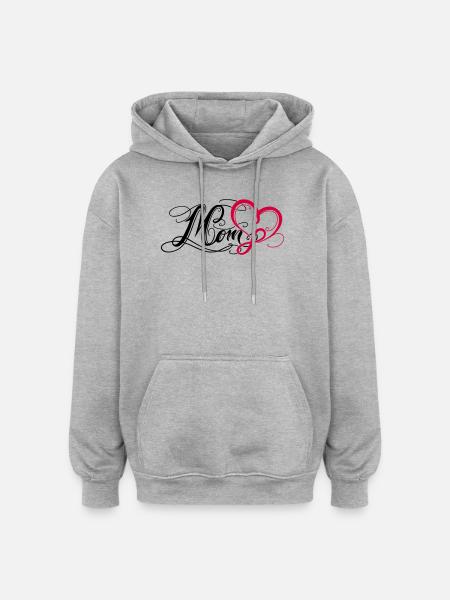 Mom Mama Mother's Day - Oversized Unisex Hoodie - heather grey
