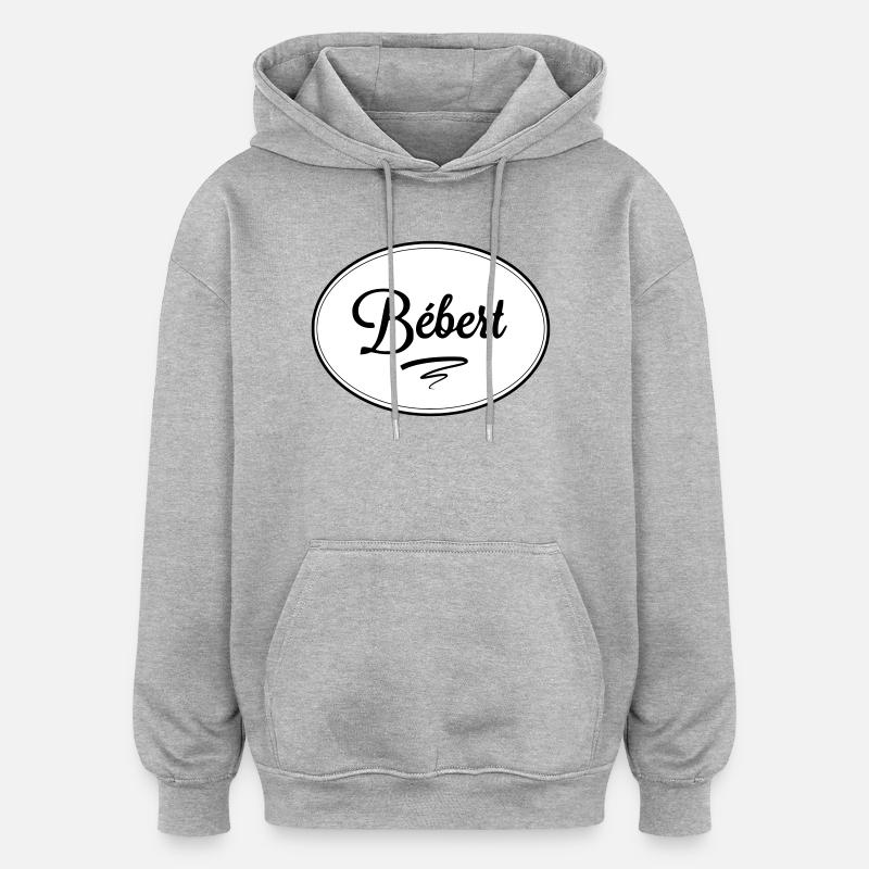 Bébert - Oversized Unisex Hoodie - Grau meliert
