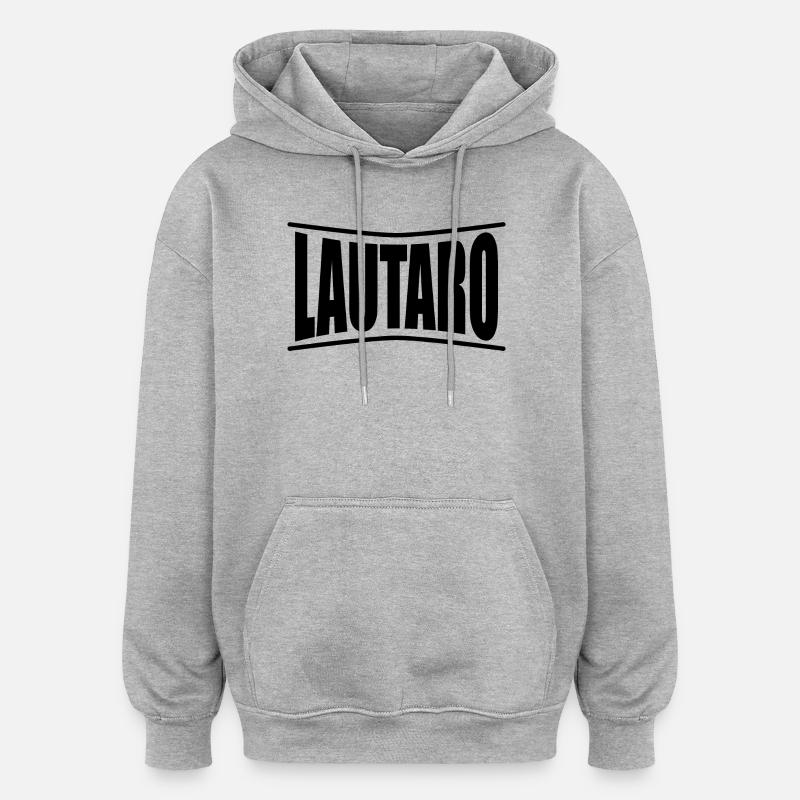 T-shirt idée cadeau t-shirt Lautaro - Sweat à capuche oversize unisexe - gris chiné