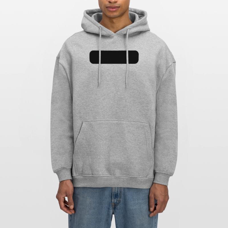 Rectangle arrondi Sweat à capuche oversize unisexe