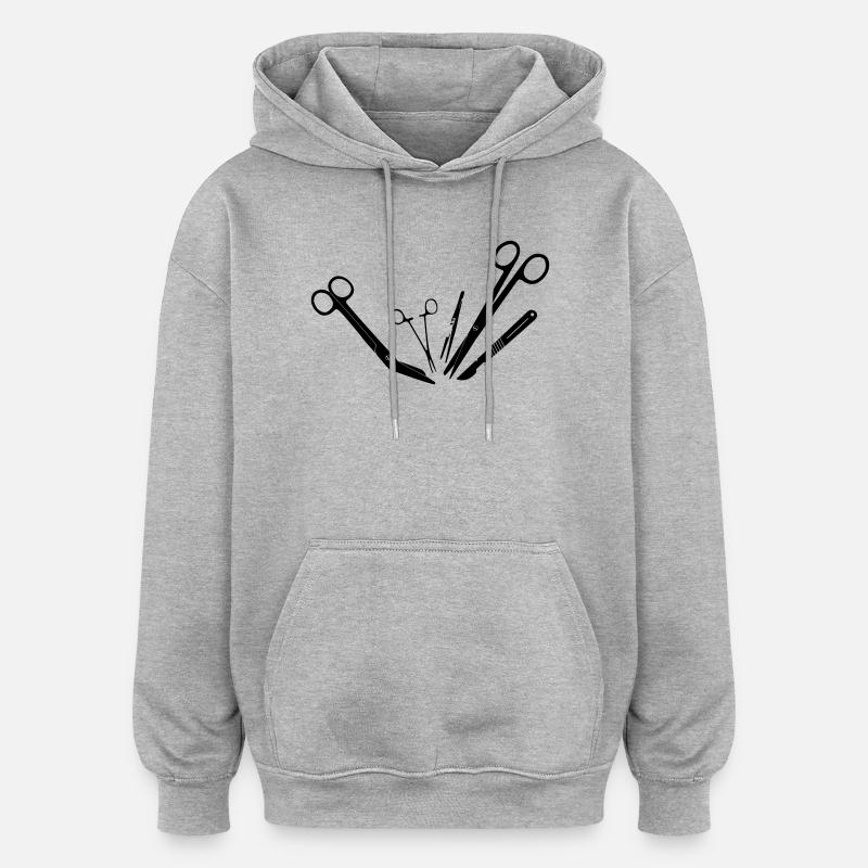 Operation tools - Oversized Unisex Hoodie - heather grey