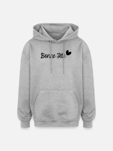 HAPPY FATHER'S DAY. DAD. FATHER's DAY - Oversized Unisex Hoodie - heather grey