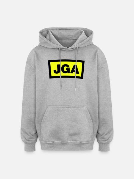 Bachelor Party - Emblem - Oversized Unisex Hoodie - heather grey