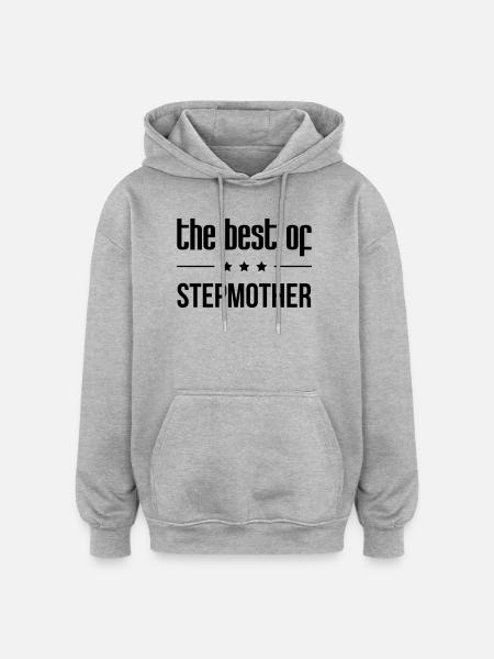 Meilleure Belle-Mère du Monde - Sweat à capuche oversize unisexe - gris chiné