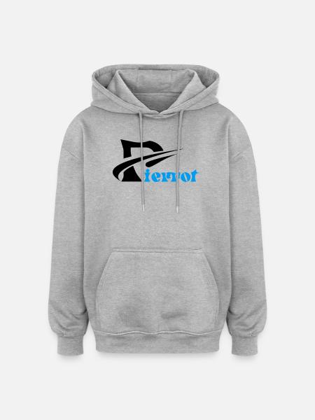 Pierrot - Oversized Unisex Hoodie - heather grey