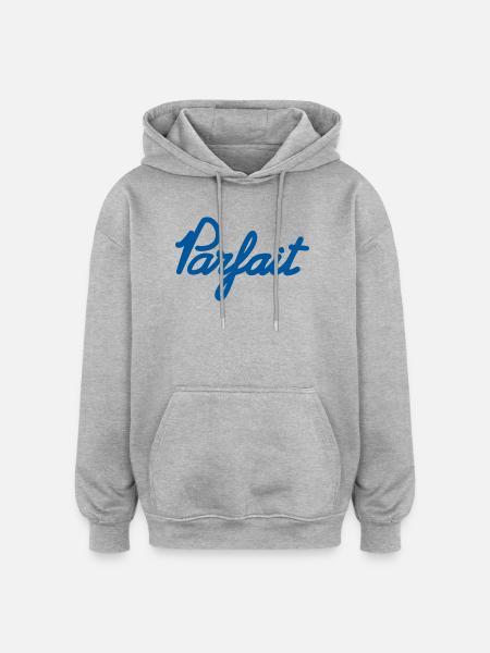 Perfekt – Perfektion zum Tragen - Oversized Unisex Hoodie - Grau meliert