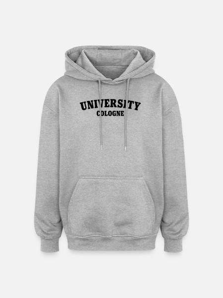 University Cologne - Oversized Unisex Hoodie - heather grey
