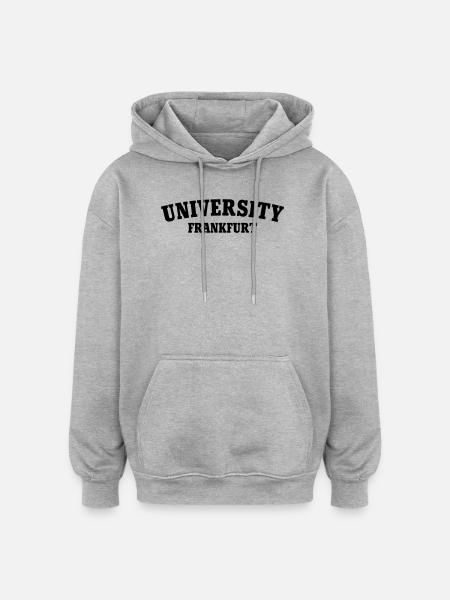 University of Frankfurt - Oversized Unisex Hoodie - heather grey