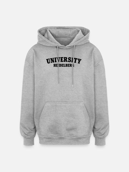 University of Heidelberg - Oversized Unisex Hoodie - heather grey