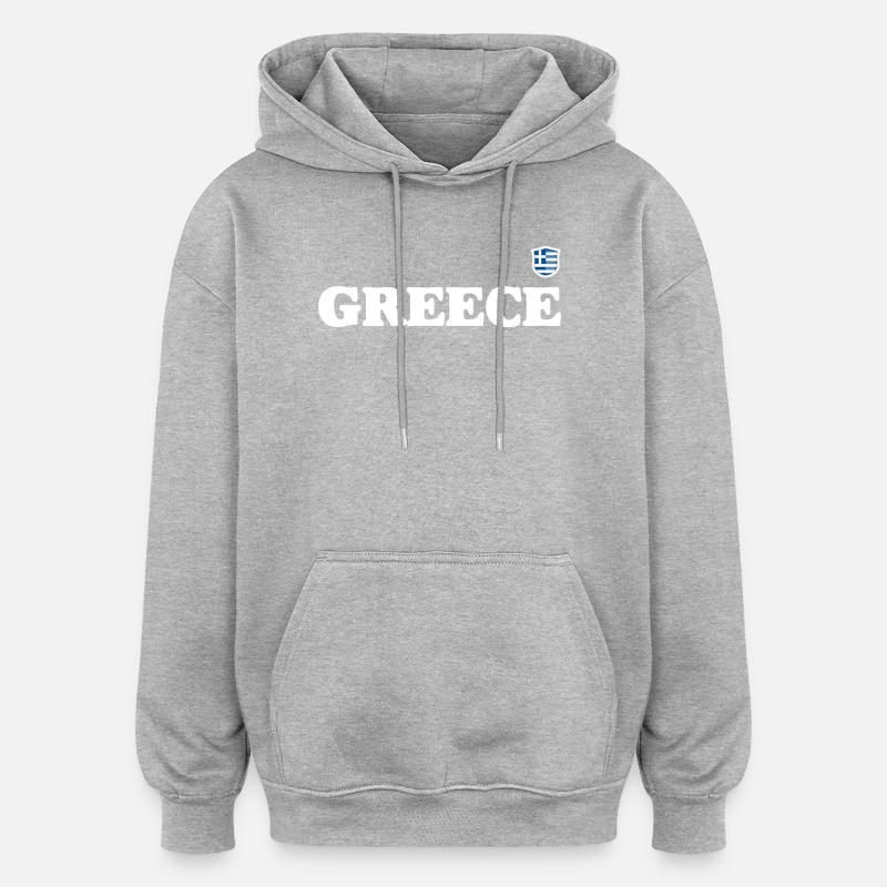 Need design upload - Oversized Unisex Hoodie - heather grey