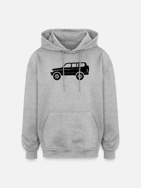 Offroad Adventure SUV - Oversized Unisex Hoodie - heather grey
