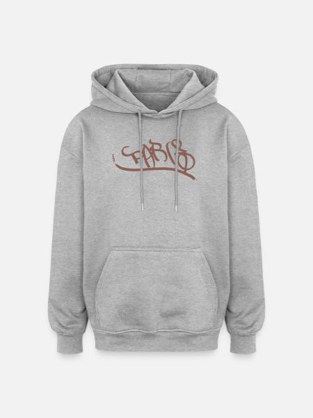 Graffiti-inspired urban art lettering Paris - Oversized Unisex Hoodie - heather grey