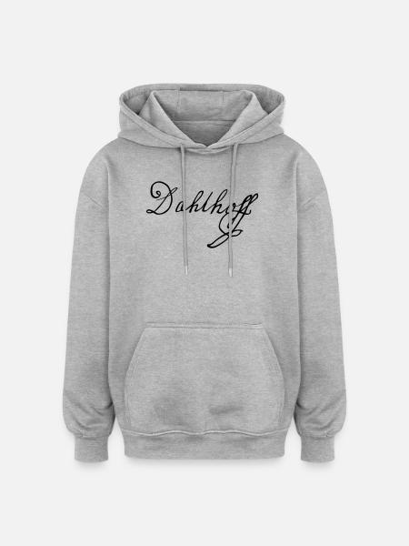 Dahlhoff - Oversized Unisex Hoodie - Grau meliert