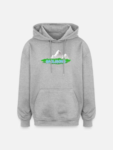 Gaoligong Gaoligong - Oversized Unisex Hoodie - heather grey
