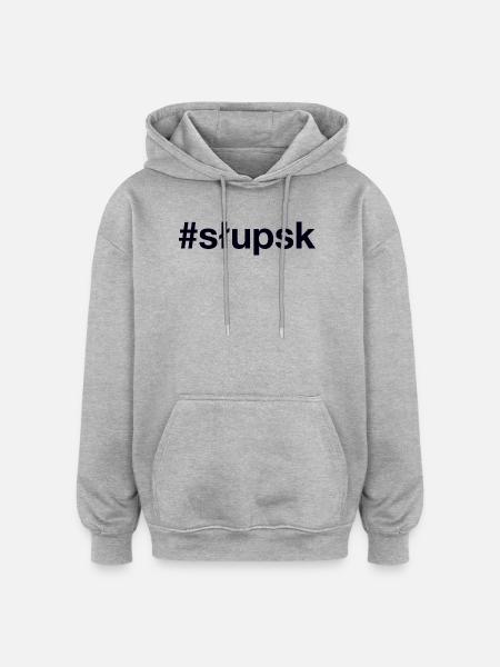 Slupsk Polska Polen - Oversized Unisex Hoodie - Grau meliert