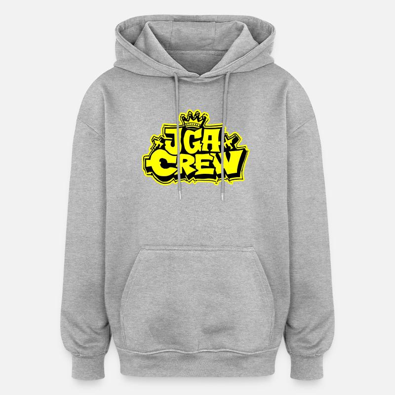 Junggesellenabschied Jga Crew - Oversized Unisex Hoodie - Grau meliert