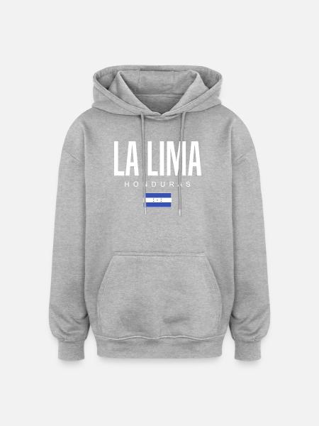 La Lima Honduras Hondurans - Oversized Unisex Hoodie - heather grey