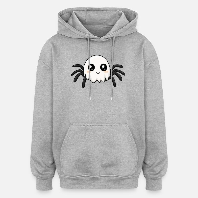 Tarantula Halloween Geist Spinne - Oversized Unisex Hoodie - Grau meliert