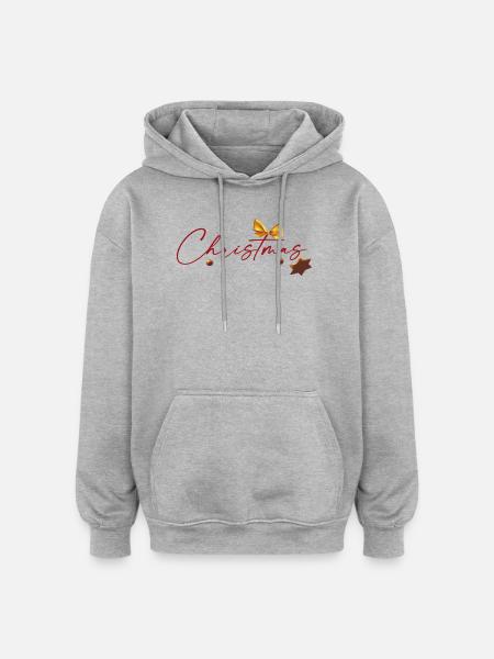 Christmas magic - Oversized Unisex Hoodie - heather grey