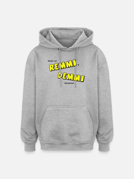 Remmi Demmi - Oversized Unisex Hoodie - heather grey