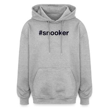 Snooker Billard - Oversized Unisex Hoodie - Grau meliert - Vorne - Noah (186cm)