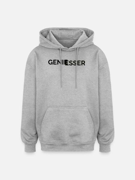Epicure - Oversized Unisex Hoodie - heather grey
