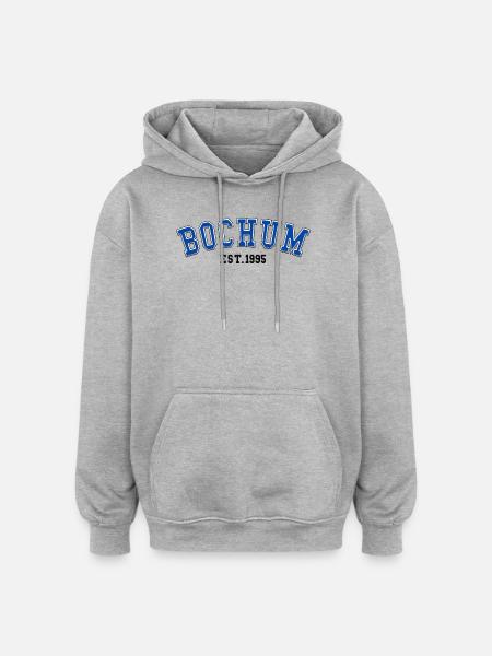 Bochum Est. 1995 - Oversized Unisex Hoodie - Grau meliert