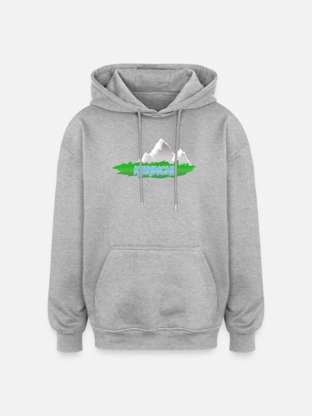 Kerinchi Kerinchi - Oversized Unisex Hoodie - heather grey