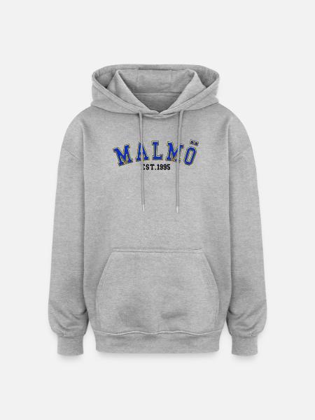 Malmö Est. 1995 - Oversized Unisex Hoodie - heather grey