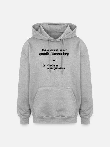 special spice mixture - Oversized Unisex Hoodie - heather grey