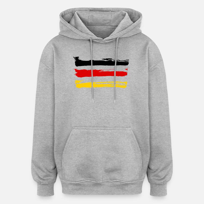 Saksa - Unisex oversize huppari - harmaasävyinen