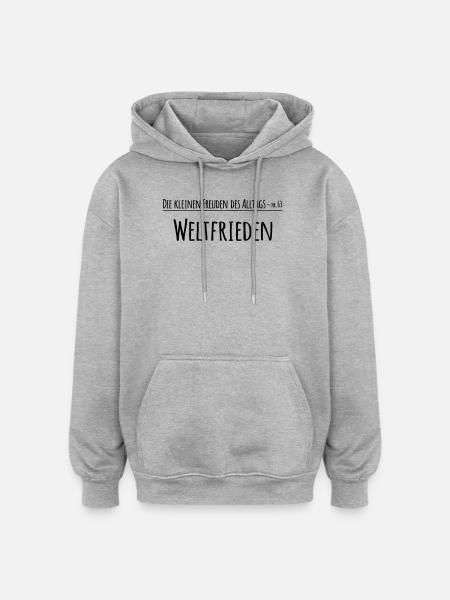Everyday pleasures - Oversized Unisex Hoodie - heather grey