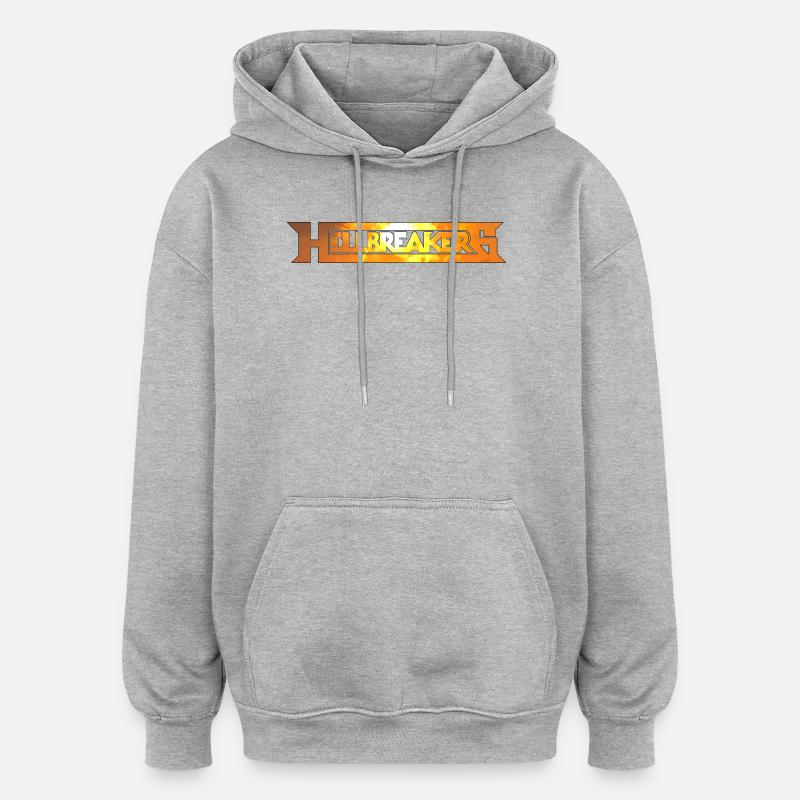 Hellbreakers - Oversized Unisex Hoodie - heather grey