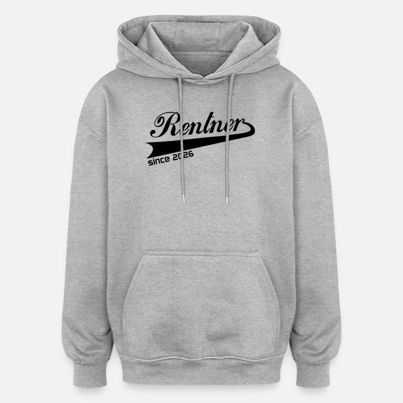 T-shirt Retraité 2026 Retraité Retraité, Mug - Sweat à capuche oversize unisexe - gris chiné